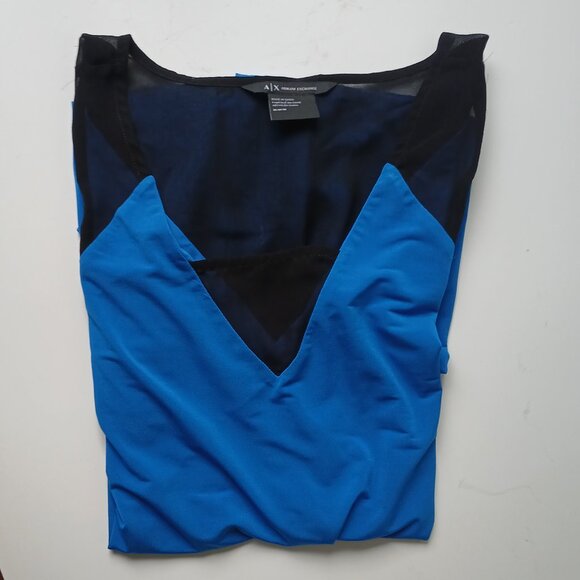 Sleeveless Dress Armani Exchange with Lining Washable Size Medium - Picture 16 of 16